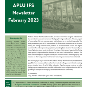 February 2023 IFS Newsletter